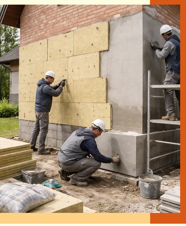 Утепление частного дома в Кинешме под ключ от 7580 руб/м2 — недорого | ТепломастерКнш