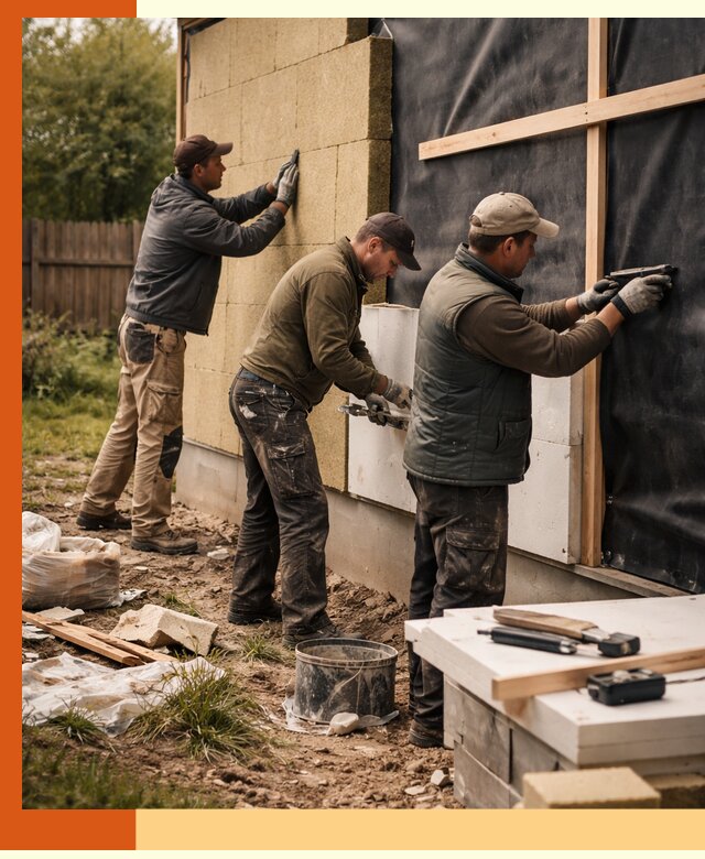 Утепление дачного дома под ключ в Кинешме