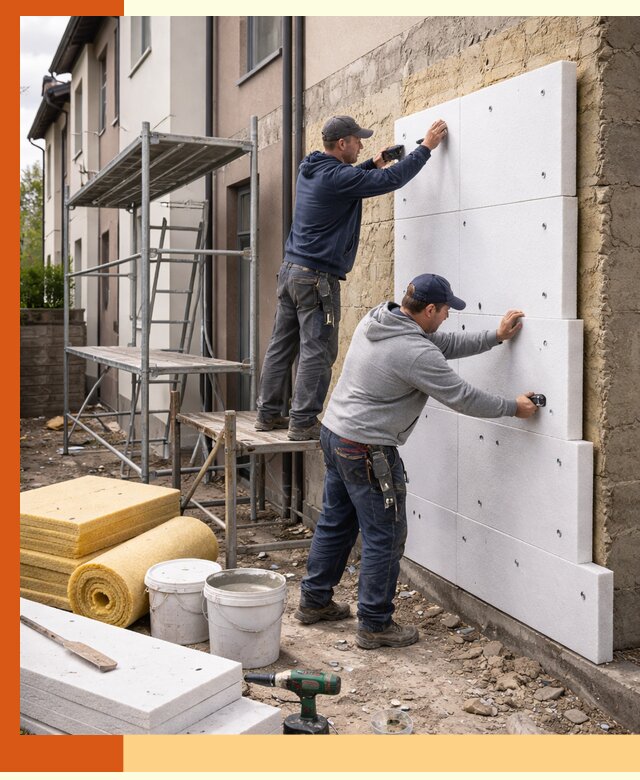 Утепление таунхауса с гарантией комфорта в Кинешме