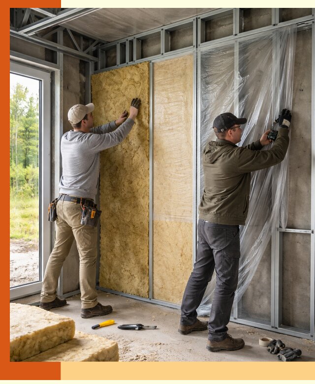 Утепление дома из ЛСТК в Кинешме с гарантией качества и эффективности