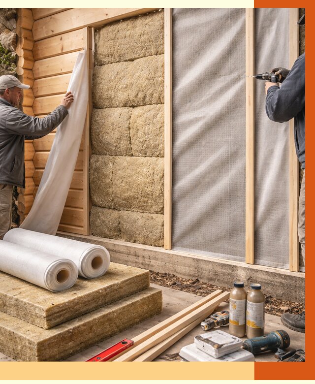 Утепление дома из минибруса в Кинешме от 4548 руб/м2 — заказать профессионально | ТепломастерКнш