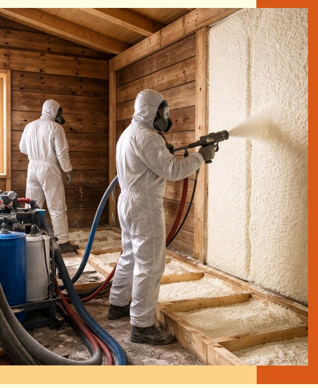 Утепление бани ппу в Кинешме под ключ от 4245 руб./м2 | ТепломастерКнш - напыление и монтаж ппу