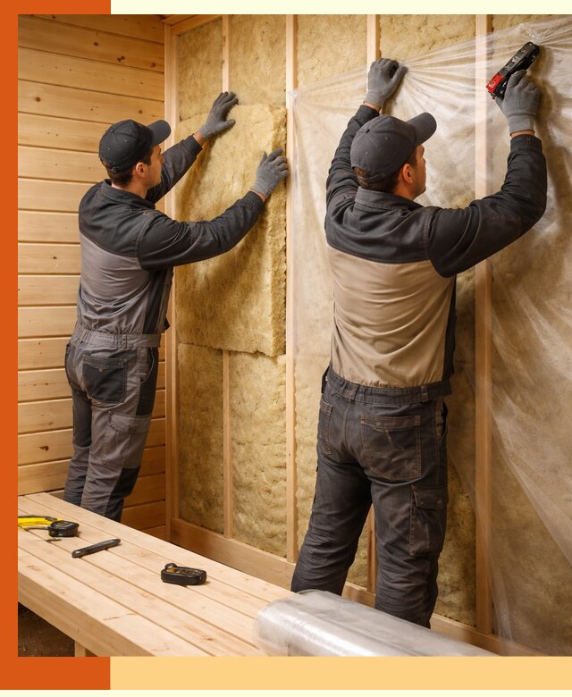 Профессиональное утепление сауны в Кинешме с гарантиями качества