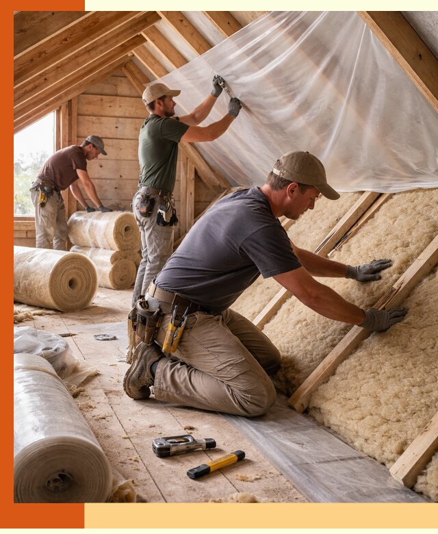 Утепление крыши изнутри в Кинешме: профессионально и надежно