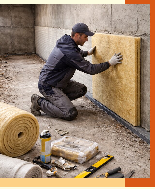 Утепление фундамента изнутри в Кинешме от 4245 руб./м2 — работы под ключ | ТепломастерКнш