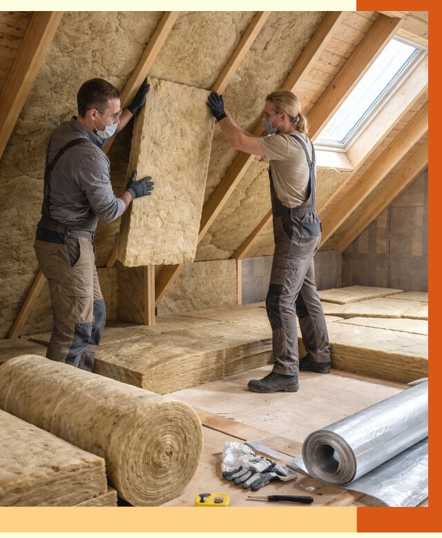 Утепление мансарды минватой в Кинешме от 4245 руб./м2 — монтаж и пароизоляция | ТепломастерКнш
