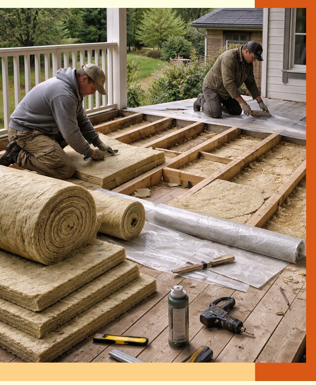 Утепление террасы в Кинешме от 4245 руб./м2 — утеплить террасу под ключ | ТепломастерКнш