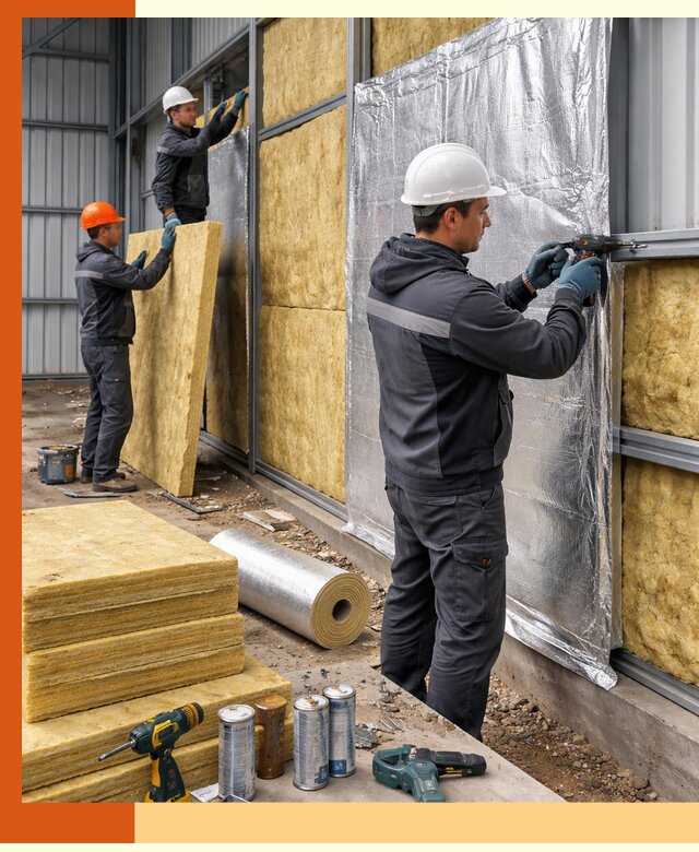 Утепление металлического ангара профессионально в Кинешме