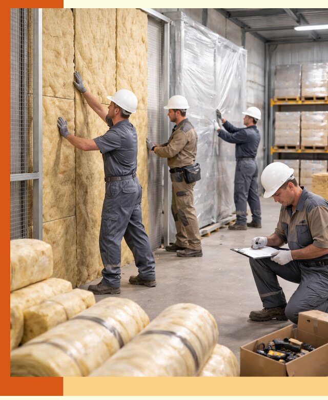 Утепление склада готовой продукции в Кинешме качественно и быстро