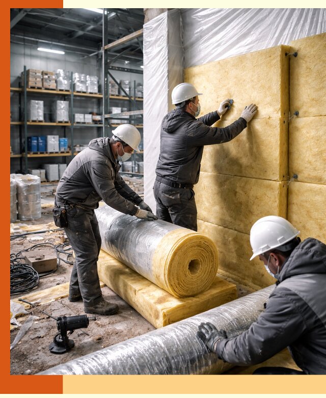 Утепление склада химсырья в Кинешме: безопасная и эффективная изоляция