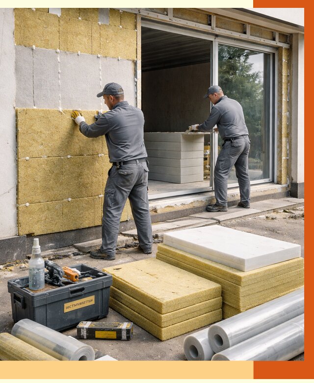 Утепление торгового павильона в Кинешме от 14655 руб./м² под ключ | ТепломастерКнш