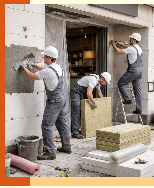 Утепление кафе в Кинешме: профессиональная теплоизоляция и монтаж