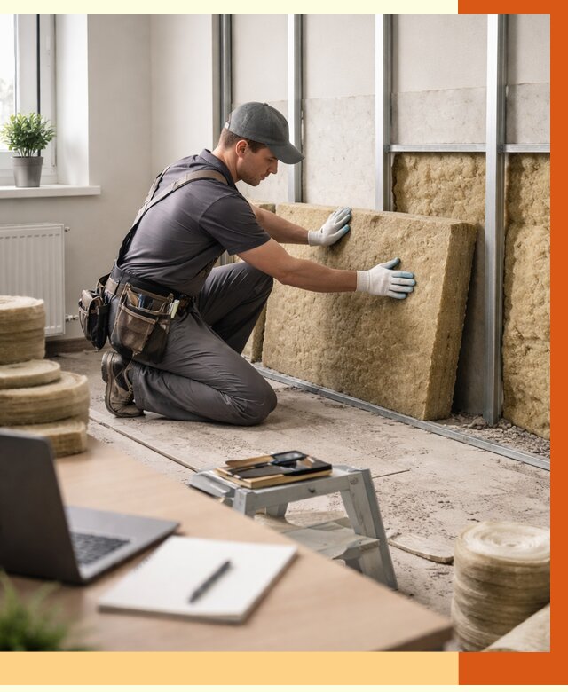 Утепление офиса в Кинешме от 4548 руб/м2 — комплексное утепление офиса под ключ | ТепломастерКнш