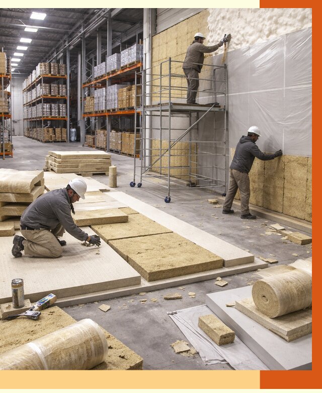 Утепление складского терминала в Кинешме от 7580 руб./м² под ключ | ТепломастерКнш