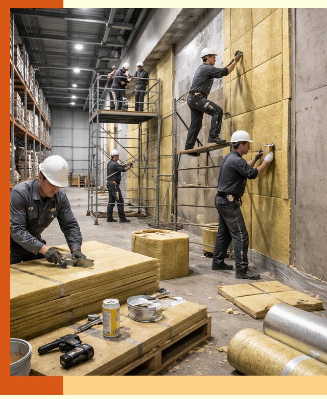 Утепление логистического центра в Кинешме качественно и экономично