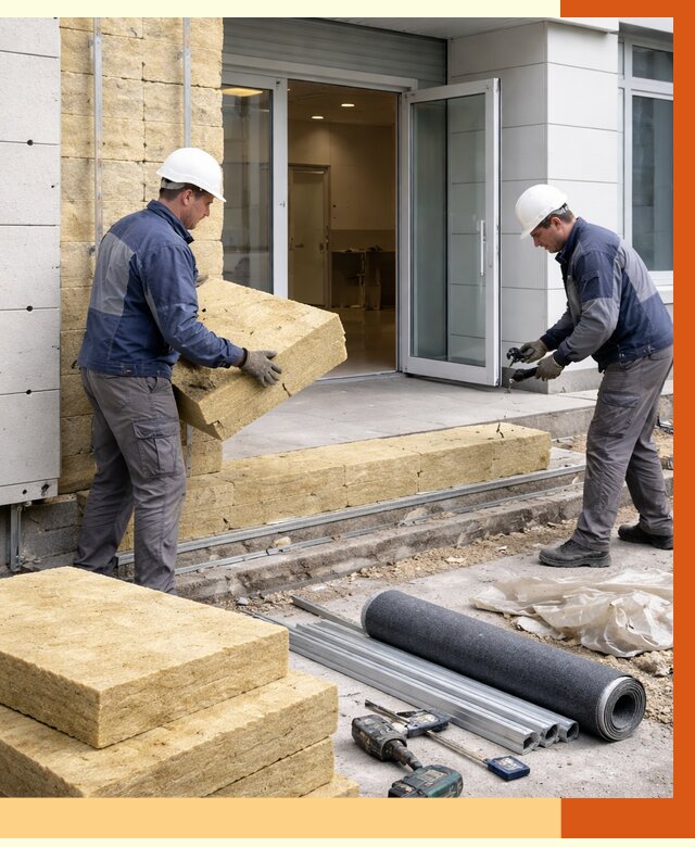 Утепление медицинского центра в Кинешме под ключ от 12634 руб./м² | ТепломастерКнш