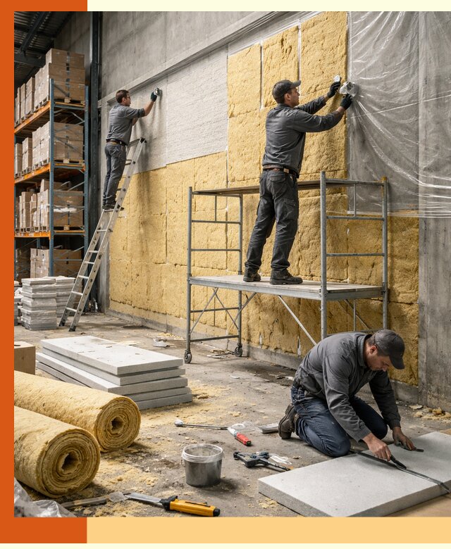 Утепление холодного склада под ключ в Кинешме