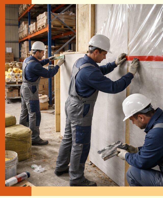 Утепление теплого склада под ключ в Кинешме