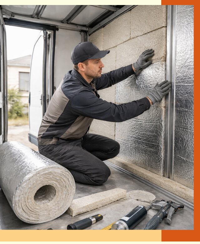 Утепление фургона рефрижератора в Кинешме от 12634 руб./м² под ключ | ТепломастерКнш