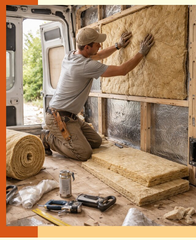 Утепление кемпера под ключ в Кинешме с гарантией качества