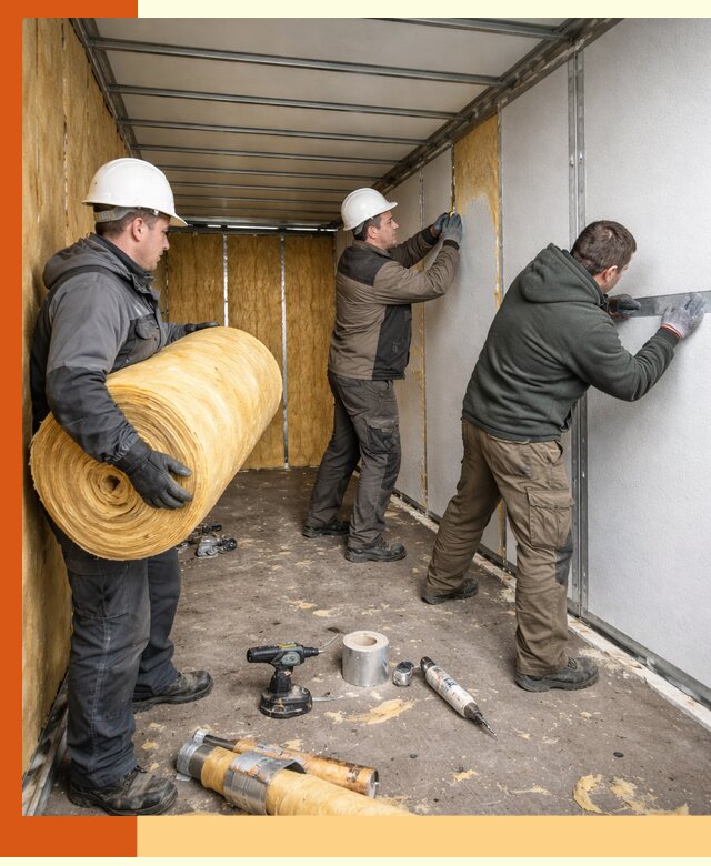 Утепление рефрижераторного контейнера в Кинешме профессионально и надежно