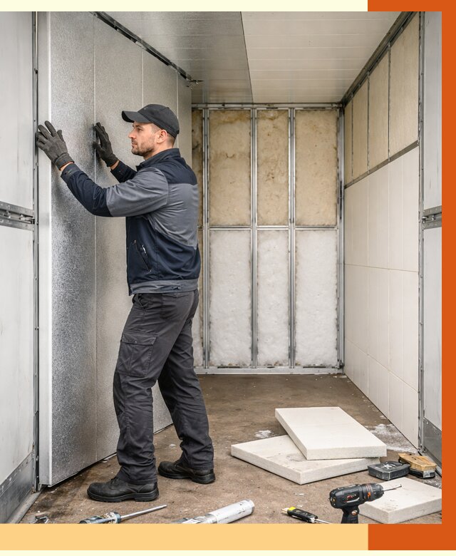 Утепление холодильного кузова в Кинешме от 13644 руб. под ключ | ТепломастерКнш