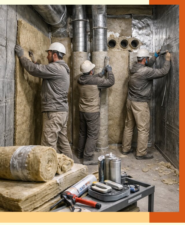 Утепление венткамеры в Кинешме под ключ от 1466 руб. — профессионально | ТепломастерКнш