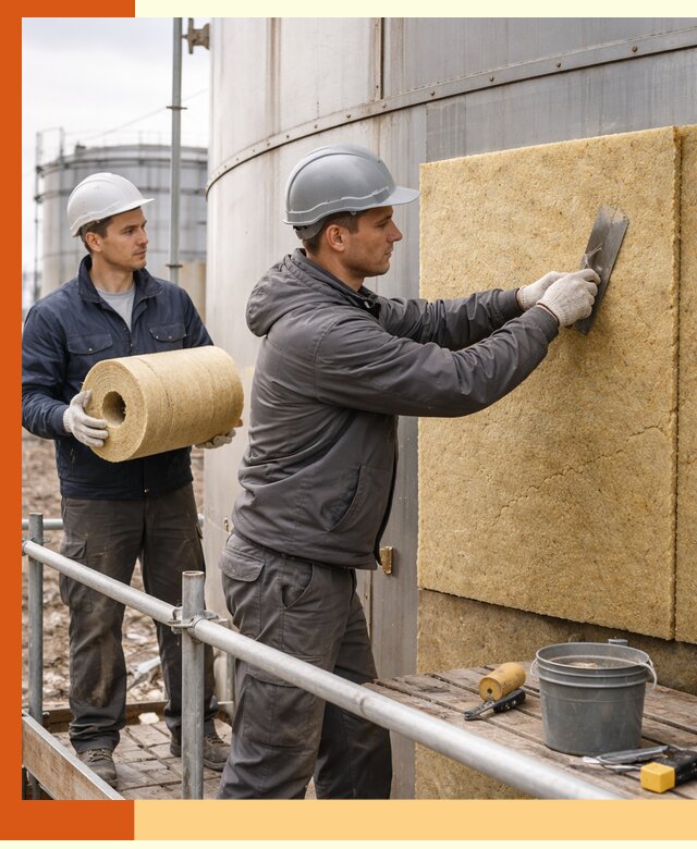 Профессиональное утепление резервуара и теплоизоляция в Кинешме