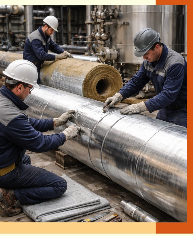 Утепление технологического оборудования в Кинешме от 4245 руб. за м2 | ТепломастерКнш