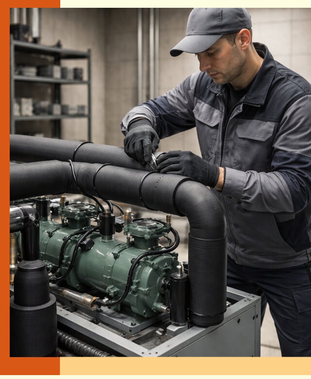 Утепление холодильного агрегата и теплоизоляция в Кинешме