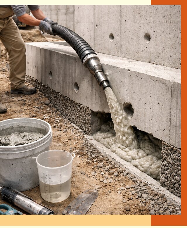 Заполнение полостей фундамента в Кинешме от 6873 руб. под ключ | ТепломастерКнш