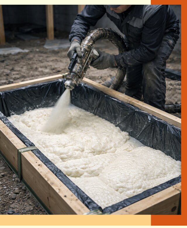 Заливка ППУ в формы в Кинешме от 2527 руб. — утепление форм под ключ | ТепломастерКнш