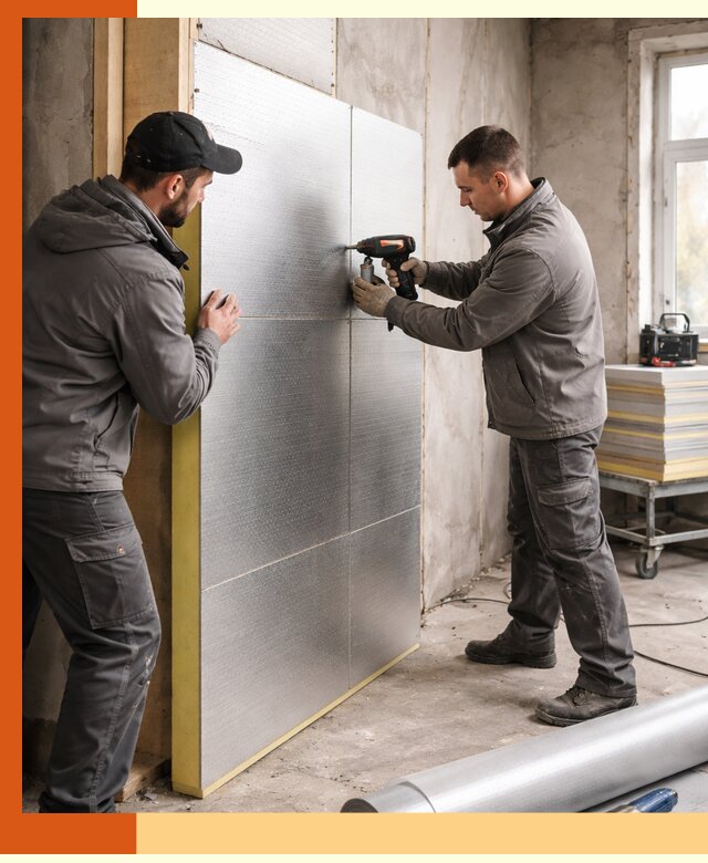 Утепление PIR панелями домов и зданий в Кинешме