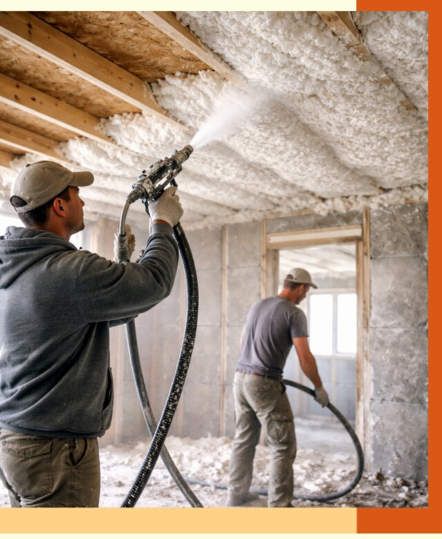 Утепление пеноизолом в Кинешме от 1617 руб./м2 под ключ | ТепломастерКнш