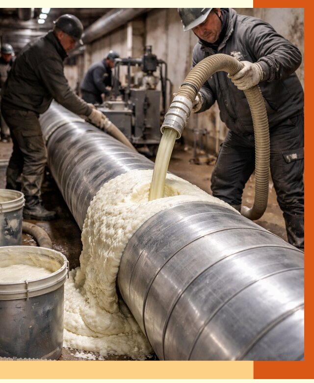 Утепление теплотрассы жидкой теплоизоляцией в Кинешме от 4245 руб. | ТепломастерКнш