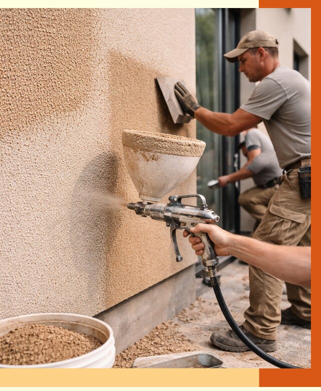 Утепление фасада жидкой пробкой в Кинешме от 4851 руб./м² под ключ | ТепломастерКнш