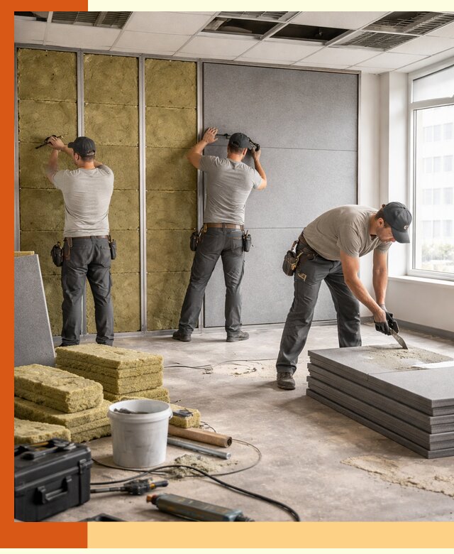 Профессиональная шумоизоляция офисов в Кинешме для комфорта сотрудников