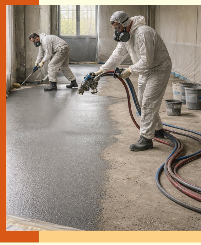 Гидроизоляция полимочевиной полов и конструкций в Кинешме