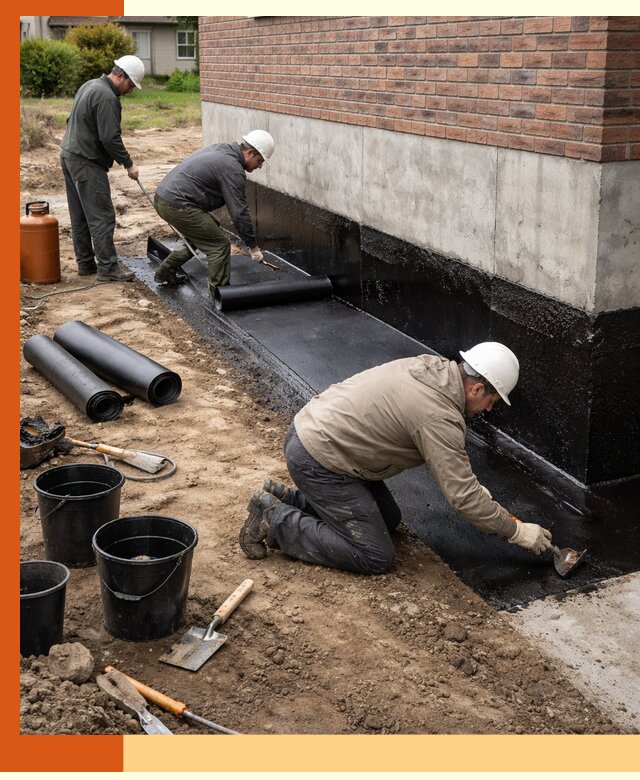 Гидроизоляция фундамента в Кинешме: надежная защита строений