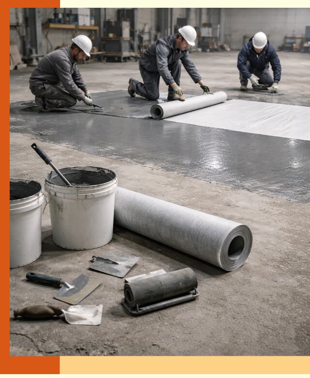 Гидроизоляция промышленного пола в Кинешме — защита и долговечность