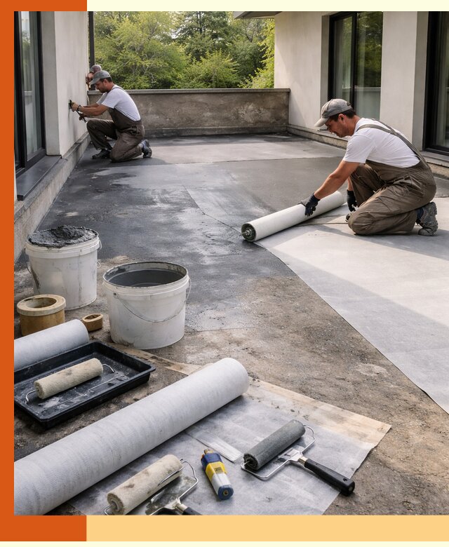 Гидроизоляция террасы в Кинешме — надежная защита от влаги и протечек