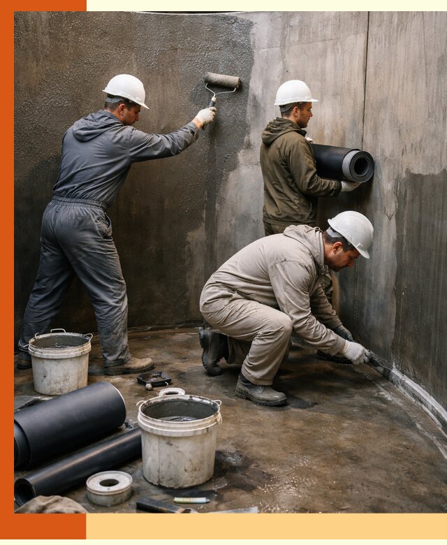 Гидроизоляция резервуара профессионально в Кинешме