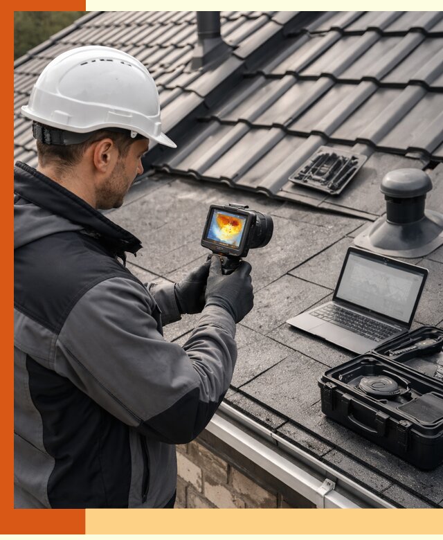 Тепловизионное обследование кровли в Кинешме для выявления дефектов