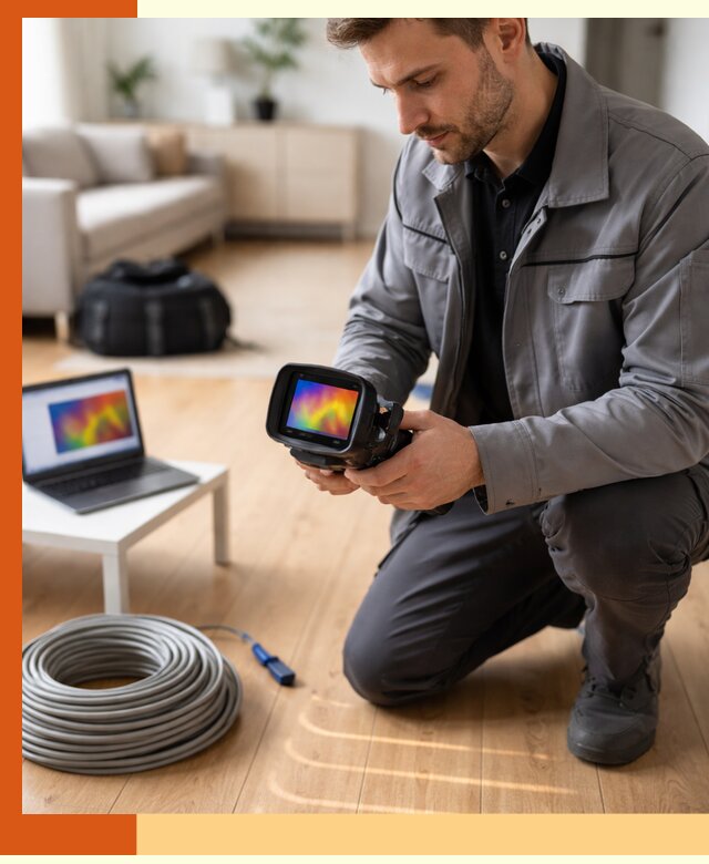 Тепловизионное обследование тёплого пола в Кинешме для точной диагностики