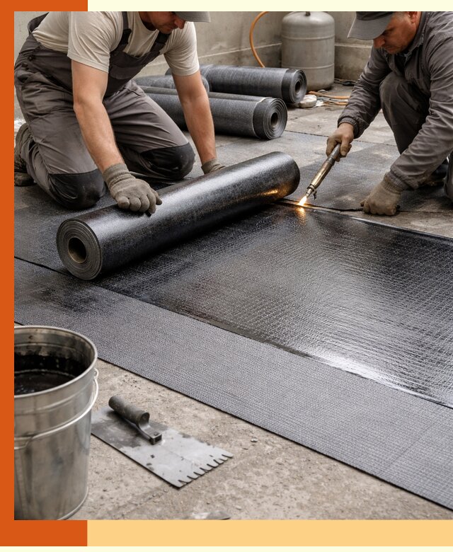 Монтаж гидроизоляционной мембраны в Кинешме для зданий и конструкций